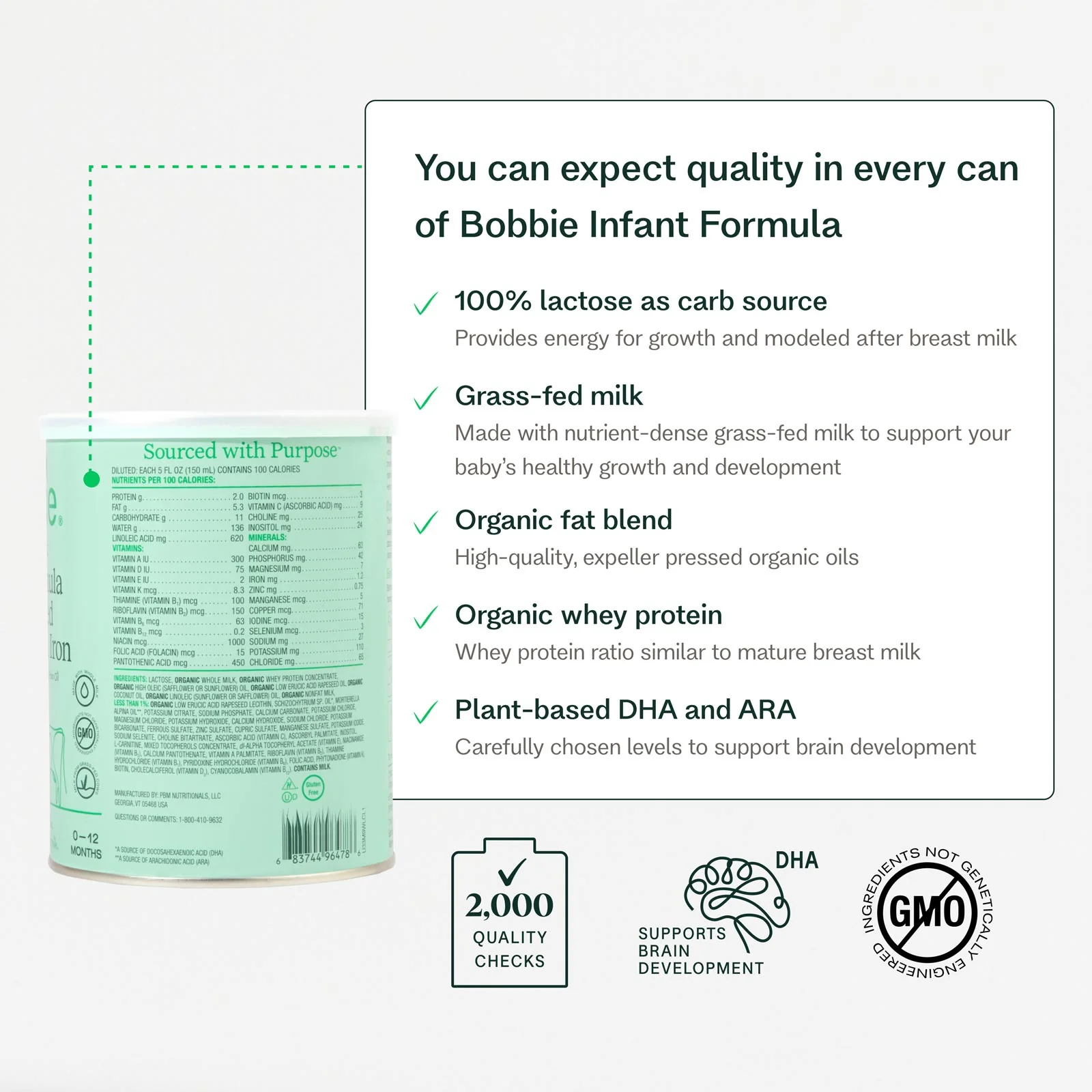 Grass-fed Whole Milk Infant Formula 2-Can Starter Bundle - Image 4